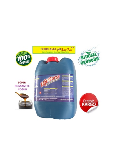 Konsantre Organik Sıvı Life Force 20 KG