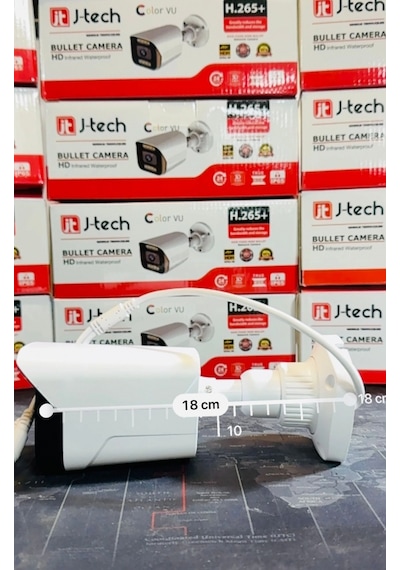 J-tech 3080 5mp 15 Led Sony Lens Dahili Sesli Gece Renkli Warm Light 1080p Ahd Güvenlik Kamera