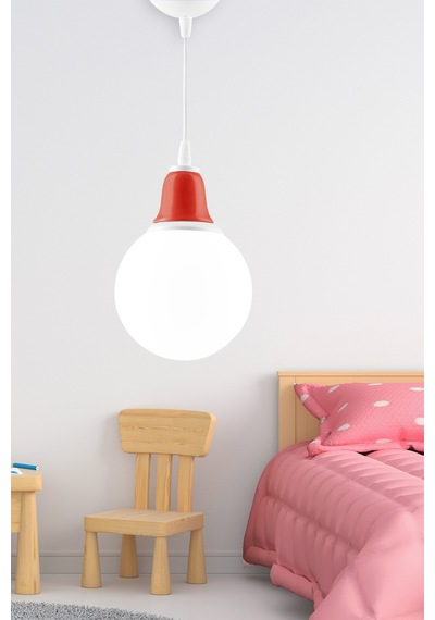 Dede Tekli Colores Sarkit Avize Kirmizi Seramikli Dekoratif Aydi Dede Tekli Colores Sarkit Avize Kirmizi Seramikli Dekoratif Aydi