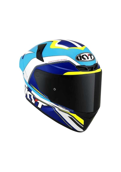 Kyt Tt-course Kask Grand Prıx Açık Mavi Beyaz
