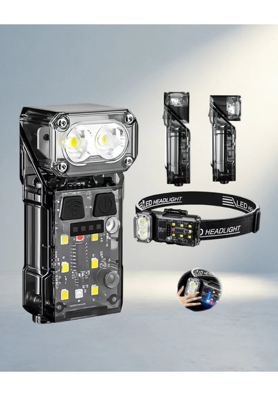 Sensörlü Manyetik Led Far 10 Saat Pil Kamp Ve Outdoor Açık Ahşap