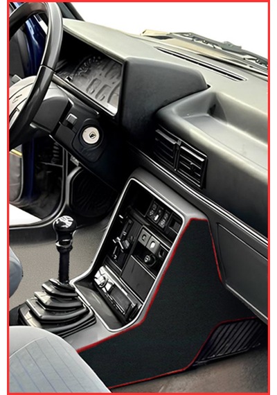Renault Broadway R9 / 11 Spring Fairway Oto Halı Paspas & Torpido Koruma Halısı & Vites Konsol Halı Siyah