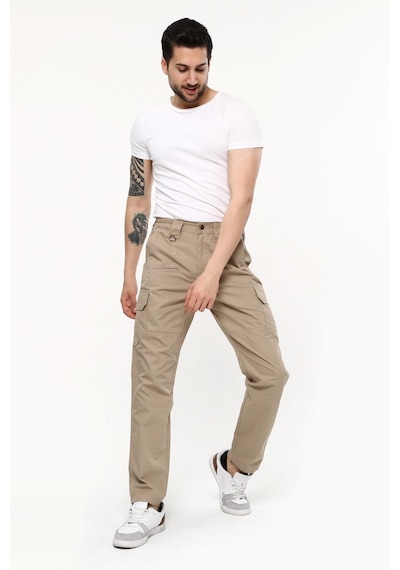 Uniprom Tokyo Model Outdoor Taktical Pantolon, Taktik Pantolon, Ripstop Kumaş Bej