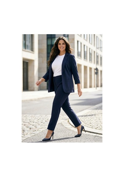Hanezza Yeni Sarap Rengi Kadın Blazer Ceket Büyük Beden Takım Elbise Uyumlu Lacivert - 5553107 Lacivert Hanezza Yeni Sarap Rengi Kadın Blazer Ceket Büyük Beden Takım Elbise Uyumlu Lacivert - 5553107 Lacivert