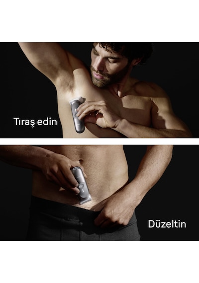 Braun Vücut Tıraş Makinesi Series 7, +6 Aksesuar, Kompakt, Smartlight, Bg7550 90 Dak