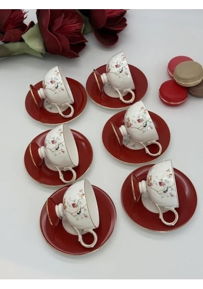Royal Charme Veronıca Amour 6lı Kırmızı - Beyaz