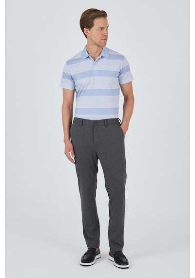 İmza Gri Esnek Yandan Cepli Casual Slim Fit Jogger Pantolon 1003250156 Gri