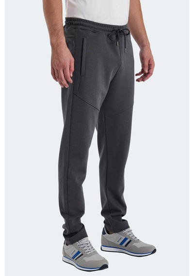 Slazenger Variable Erkek Cepli Koyu Gri Eşofman Altı Koyu Gri Füme