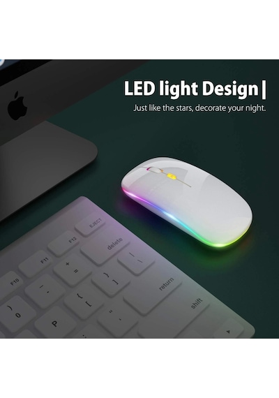 Blackbird Game Center BWM6 Kablosuz 1600DIı Işıklı Kablosuz Mouse