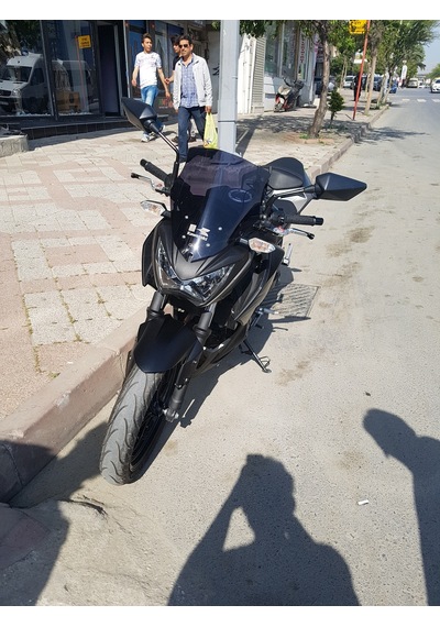 Kawasakı Z300 Double Cam Koyu Füme Zeus 38Cm