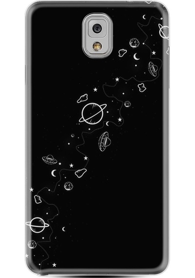 Samsung Uyumlu Galaxy Note 3 Kılıf Silikon Planet 1620