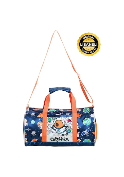 Capybara Lisanslı Canlı Renkli Spor & Günlük Çanta Anne Bebek Lacivert