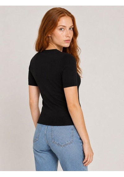 Loft Regular Fit Kadın Bluz K.kol Lf2044861 Q1.v1 Siyah