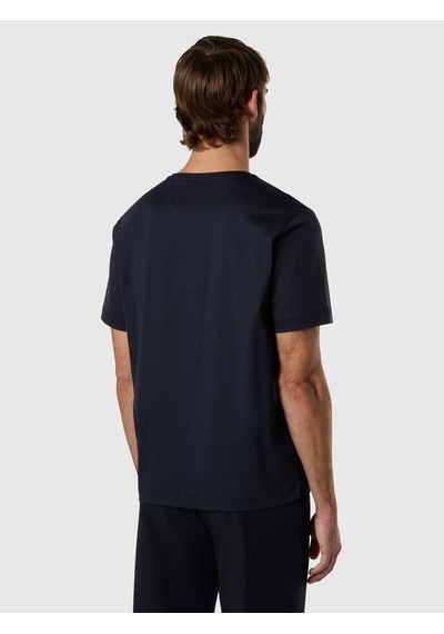 North Sails Kısa Kollu Bisiklet Yaka Pamuklu Erkek T-shirt-33474 Lacivert