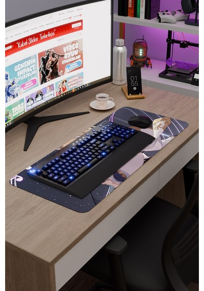 Barbara Genshin Impact Anime Gacha V3 - 70x30 Xl Gaming Mouse Pad Fare Altlığı