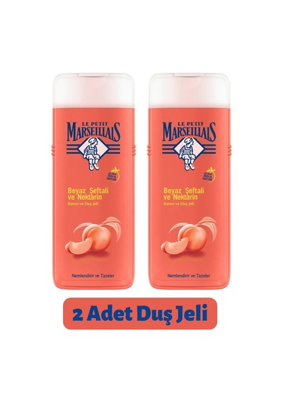 Le Petit Marseillais Duş Jeli 400 ml Beyaz Şeftali ve Nektarin Aromalı 2