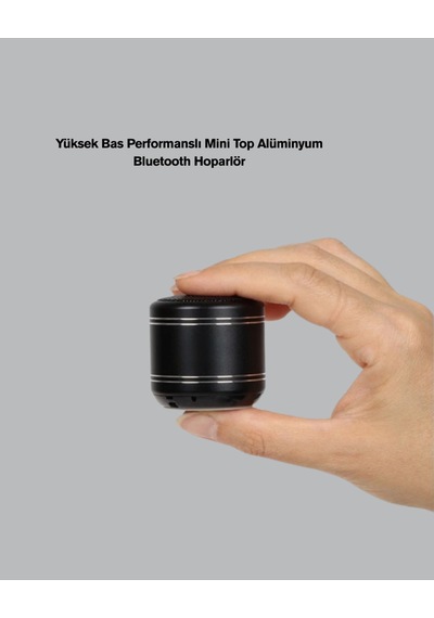 Mini Alüminyum Bluetooth Hoparlör Yüksek Bas Performansı -