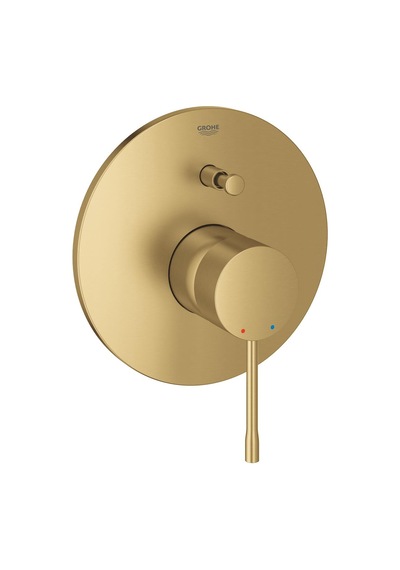 Grohe Essence New Ankastre Duş Bataryası- Brushed Cool Sunrise - Altın