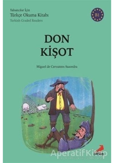 Don Kişot-B1 Yabancılar İçin Türkçe Okuma Kitabı- Erdem Yayınları