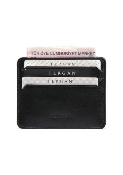 Tergan S1kk00001050 Hakiki Deri Erkek Cüzdan Siyah