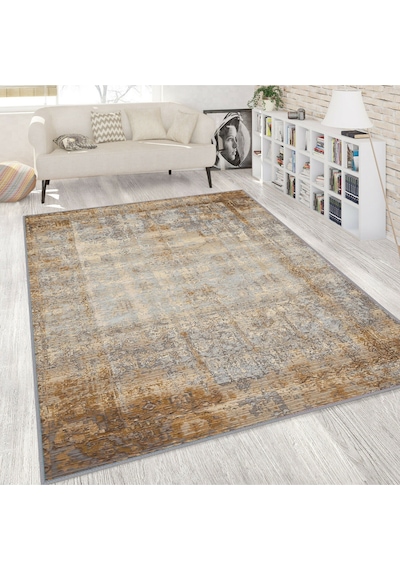 Rovigo Home Dijital Baskı Yıkanabilir Kaymaz Taban Salon Halısı  RVG1808 Çok Renkli