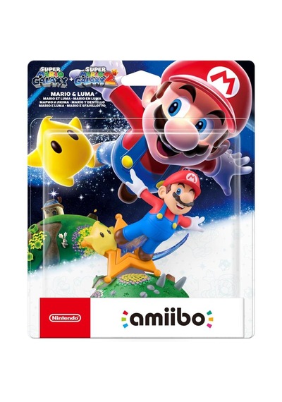 Mario & Luma Amiibo Super Mario Galaxy Uyumlu  + Super Mario Galaxy Uyumlu  2 Serisi