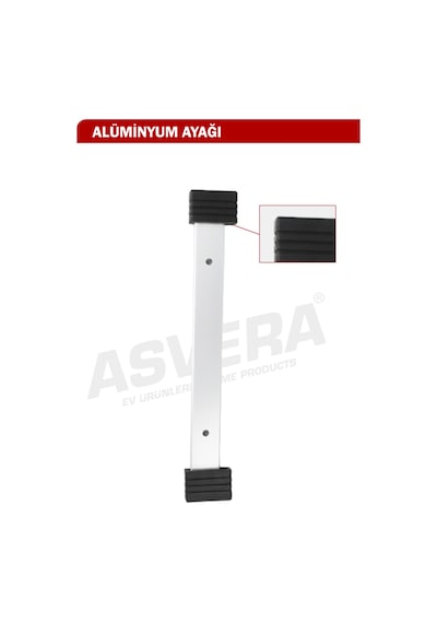 Asvera Merdiven Denge Ayağı - Teleskopik Ve Akrobat Merdiven Yedek Parçası - Alüminyum Bar