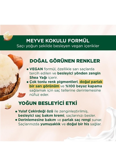 Lexroo Kalıcı Doğal Renkler 7.5 Açık Karamel Saç Boyası