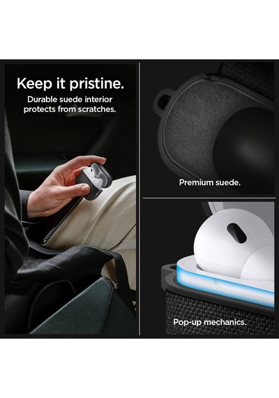 Airpods Pro 2/1 İle Uyumlu Kılıf Urban Fit Black - Acs05483