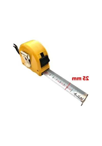 10 Metre Uzunluğunda Bükülebilir Metal Ölçüm Şeridi 0.004 M - 0.032 M