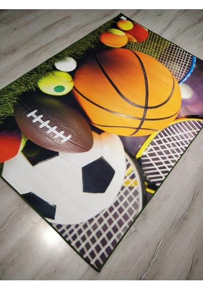 Doğuş 3Boyutluhalı 3D-910 Top Spor Halı 140X200 Cm