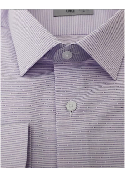 Uki Lila Slim Fit Uzun Kol Gömlek Lila