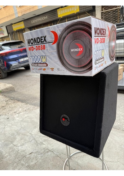 Wd-3038 L Port Mini Kare Kabinli 30 Cm Subwoofer Bas 1000wat 350w Rms Bufır