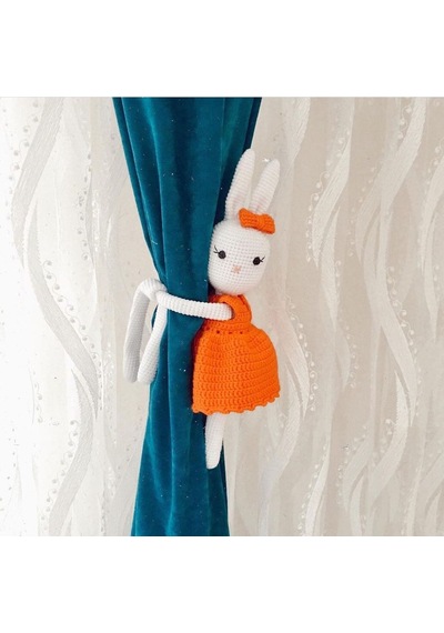 Amigurumi Perde Tutucu Tavşan