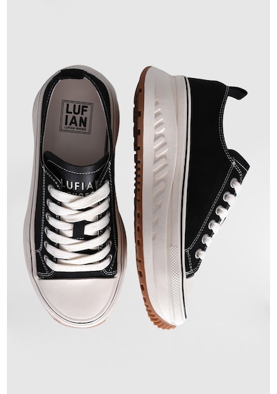 Lufian Shay Siyah Bayan Sneaker Spor Ayakkabı Siyah