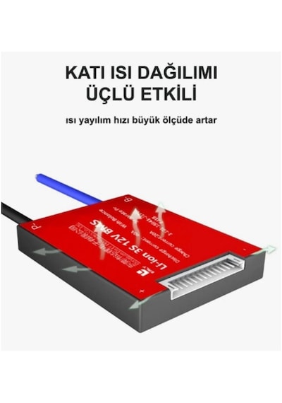 Daly Bms Li-ion 13s 48v 40a Balanslı Ortak Port