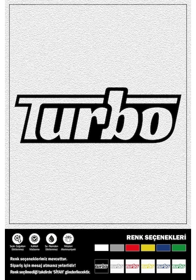 Turbo Stıcker 18 X 6 Cm