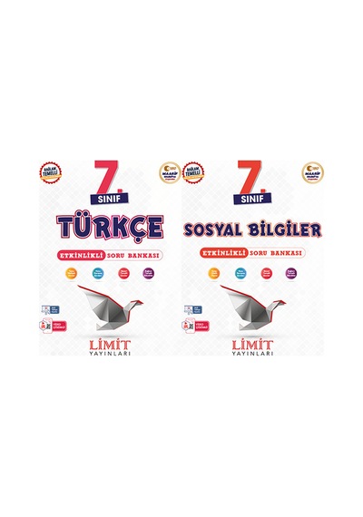 Limit 2027 7. Sınıf Türkçe + Sosyal Bilgiler Soru Bankası Seti 2 Kitap Maarif Model