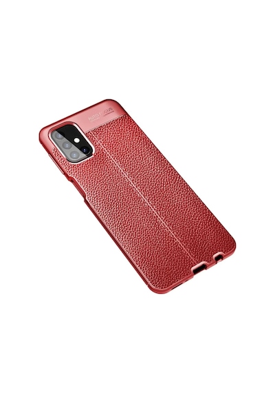 Newface Samsung Galaxy M31s Kılıf Auto Focus Kapak - Kırmızı