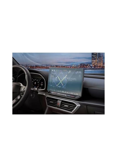 Cupra Formentor Multimedya 12.9 İnç İle Uyumlu Ekran Koruyucu 9h Parlak Nano