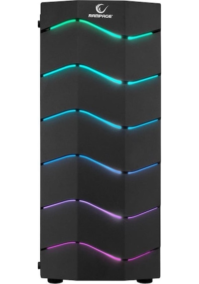 Rampage ARC-X RGB Ledli Siyah Acrylic Panel 120mm Fanlı Gaming Oy