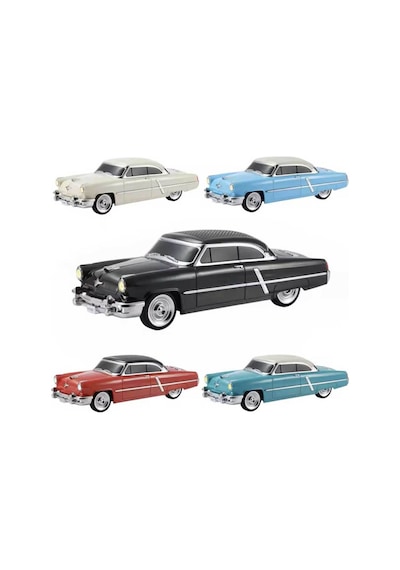 1952 Lincoln Capri Şarjlı Bluetooth Speaker Kablosuz Led Işıklı Hoparlör Fm Radyo Sd Kart Usb