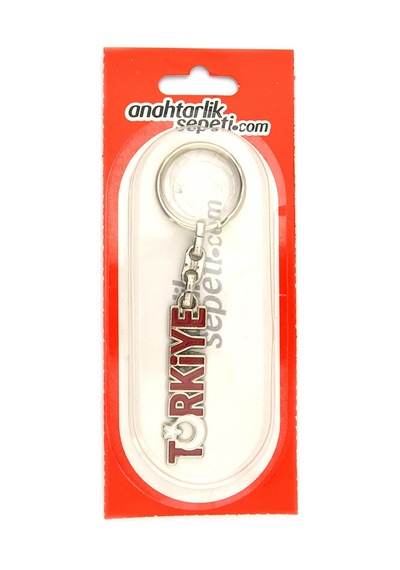 Türkiye Yazı Metal Anahtarlık