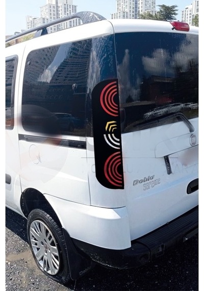 Doblo 2007-2009 İçin Uyumlu Aksesuar Oto Led Görünüm Stop Kaplama