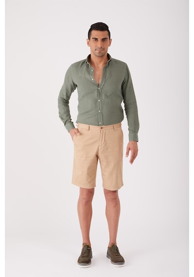 Dufy Camel Erkek Regular Fit Short - 86791 Camel