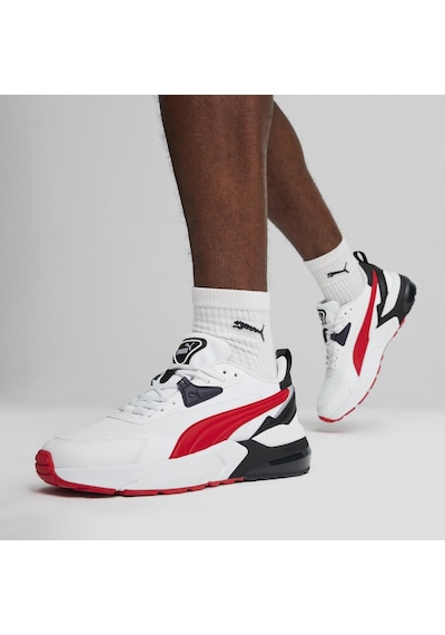 Puma Vis2K Erkek  Beyaz / Kırmızı Sneaker