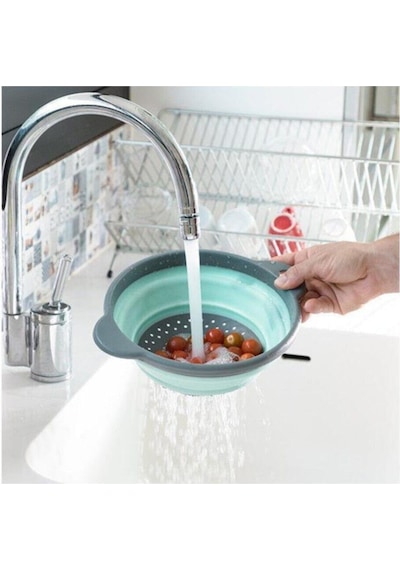 Kpm Katlanır Süzgeç 23 Cm Çift Kulp Silikon Diğer