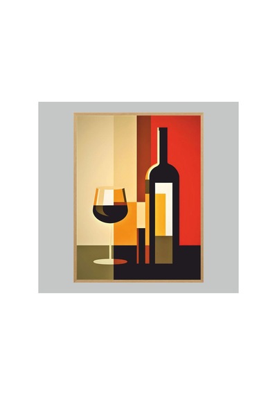 Poster Ahşap Çerçeveli Oturma Odası Salon Mutfak Dekoratif Tablo Çok Renkli - 808476010 Çok Renkli