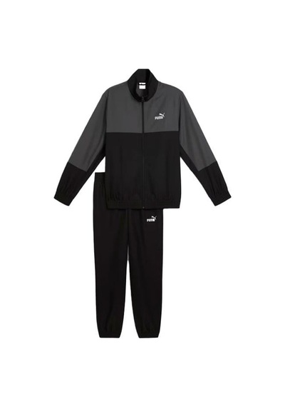 Puma Woven Colorblock Tracksuit Erkek Eşofman Takımı 688173-01 Siyah