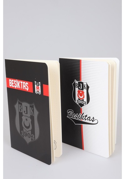 Lisanslı Beşiktaş Noktalı Defter,kurşun Kalem Ve Silgi Seti Altın